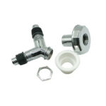 Xunjia/xinzhijia – Electroplate ABS Mesin Basuh Plastik Basin Paip Dwi Tolak dalam Longkang Set Padat Penyambung