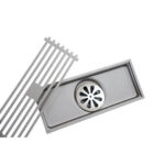 Высокая якасць гасцінічнай кухні супраць паху плітка ўстаўка рашотка адстойнік лінейны сліў у падлогу фільтр для ваннай душ XUNJIA/XINZHIJIA