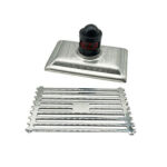 10*15厘米長方形輕竹紋201不鏽鋼廚房淋浴浴室塑膠磁浮芯地漏