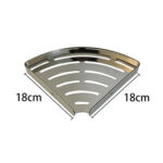 不锈钢双层肥皂支架浴室架子