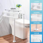 KJ-6070 Single U Reinforced Landing – the Versatile Stainless Steel Plus ABS Bathroom Handrail