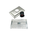 10*15厘米長方形輕竹紋201不鏽鋼廚房淋浴浴室塑膠磁浮芯地漏