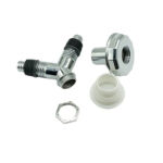 Xunjia/xinzhijia – Electroplate ABS Mesin Basuh Plastik Basin Paip Dwi Tolak dalam Longkang Set Padat Penyambung