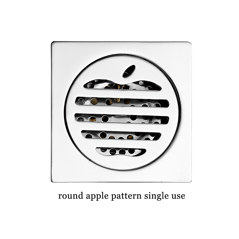 Kub Square 6m tuab 4 nti 201 Stainless Steel Round kua chav dej da dej Brass anti Odor pem teb drain nrog Bayonet --XINZHIJIA/XUNJIA