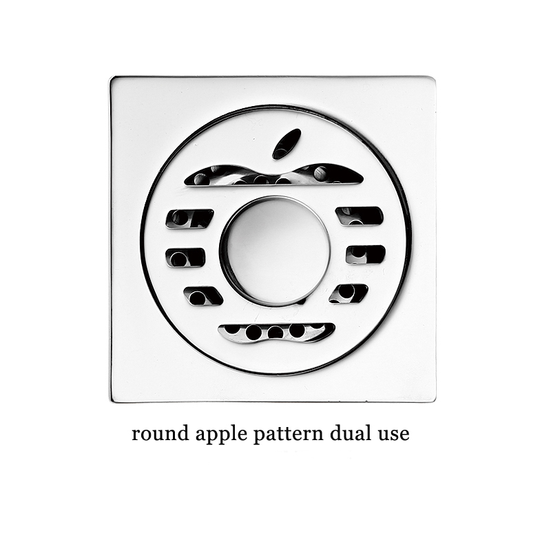 Kub Square 6m tuab 4 nti 201 Stainless Steel Round kua chav dej da dej Brass anti Odor pem teb drain nrog Bayonet --XINZHIJIA/XUNJIA