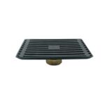 High Quality Modern 10*15cm 3mm Thick Bamboo Pattern 201 Stainless Steel Floor Drains