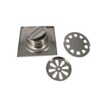 1006 nraud stainless hlau square pem teb drain