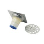 Sanding Square 10 *10cm 2m tuab 201 Stainless Steel pem teb drain nrog Pop up Backflow tiv thaiv loj ncaj drainage