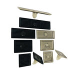 Hot Selling Popular Black And Polished 201 Stainless Steel Toilet Anti Odor Floor Drain with Bamboo Cover Plastic Drain Core