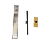 Stainless hlau loj displacement da dej nrog rectangular qhov hauv pem teb daim av