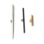 Stainless hlau loj displacement da dej nrog rectangular qhov hauv pem teb daim av