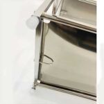 Xunjia/xinzhijia – Facile à installer 3 Couches de 30 cm 201 Support de rangement vertical pour baguettes à épices de cuisine en acier inoxydable