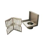 Аптовы заказ 2 Мм Тоўсты SUS 304 Г-вобразная сцяна з нержавеючай сталі