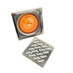 Zoo 6m tuab 201 Stainless Steel Corrugated chav ua noj los tiv thaiv Odor thiab los tiv thaiv foul hauv pem teb drains rau tsev noj mov