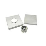Xinzhijia/xunjia – Hot Sale Brushed Square 6 Inch 15X15 Cm SUS 304 Tile Insert Shower Stainless Steel Self Sealing Core Floor Drain