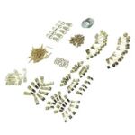 Xunjia/xinzhijia – Metal Brass Plated Finger Protect Heavy Duty Picture Frame Hooks Kit for Hanging 220 Set