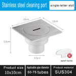 Port Pembersihan Berkualitas Tinggi :Port SUS304 dengan Berbagai Spesifikasi