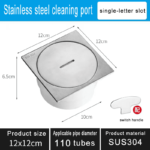 Port Pembersihan Berkualitas Tinggi :Port SUS304 dengan Berbagai Spesifikasi