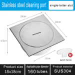 Port Pembersihan Berkualitas Tinggi :Port SUS304 dengan Berbagai Spesifikasi