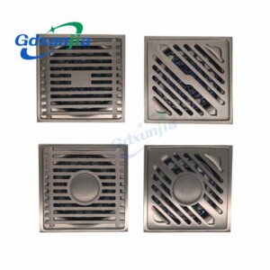 Gun gray thickened odorproof stainless steel floor drain