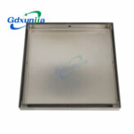 Hidden floor drain large displacement stainless steel invisible floor drain in bathroom