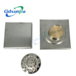 Еденге арналған тот баспайтын болаттан жасалған жасырын ағызу, әр түрлі түсті керамикалық плитка еденді төгу.